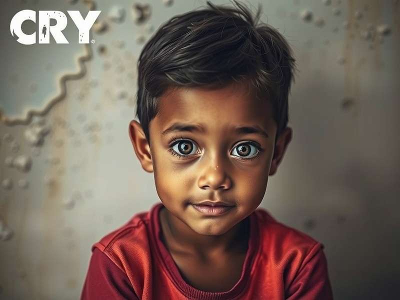 Child receiving healthcare checkup